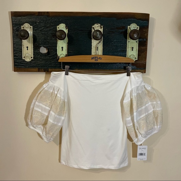 Free People Rock With It Puff Sleeve Top Size XS - Picture 7 of 16